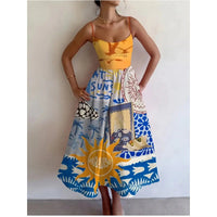 Calyndra | Paradise Sun Midi Dress