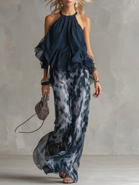 Eleonora | Elegant Ensemble with Ruffle Top
